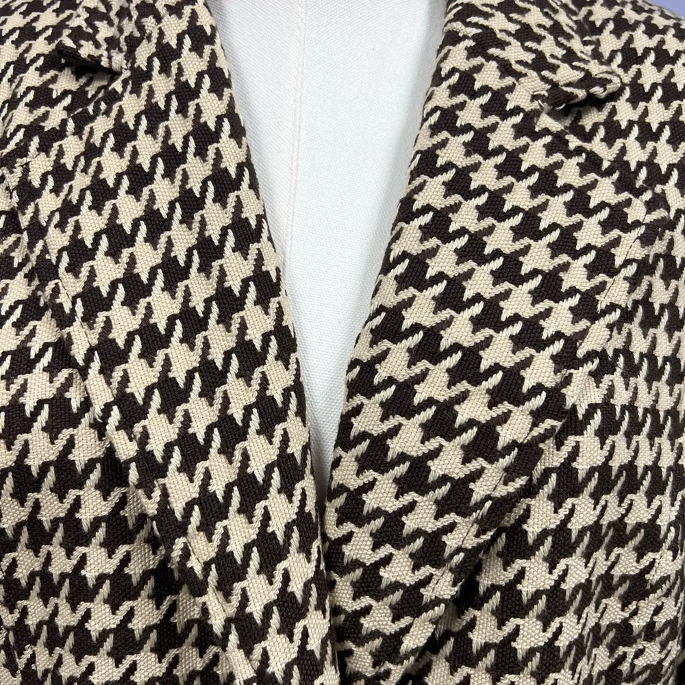 Joan Rivers Houndstooth Blazer with Gold Accents - Picture 5 of 8